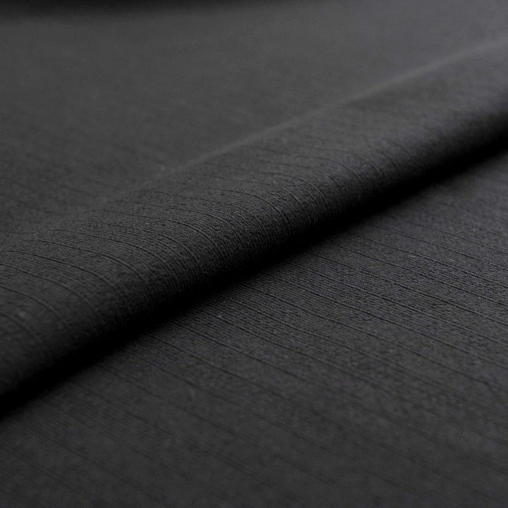 Pointelle Cotton Knit - Jet Black