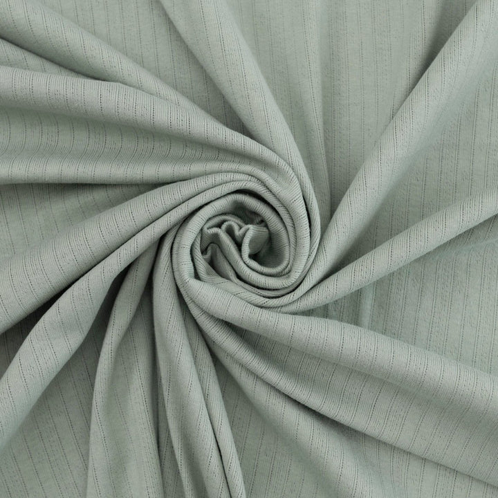 Pointelle Cotton Knit - Soft Sage