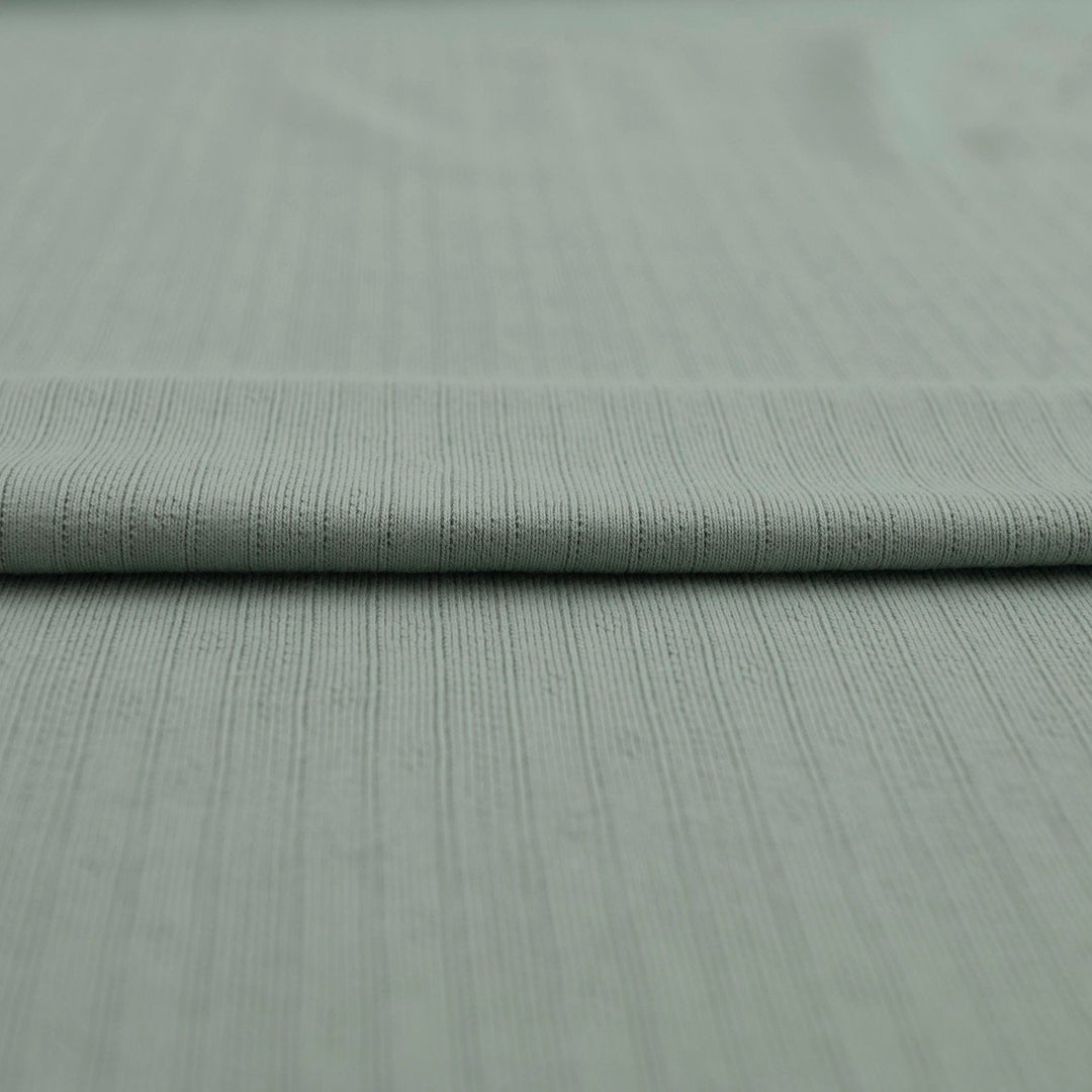 Pointelle Cotton Knit - Soft Sage