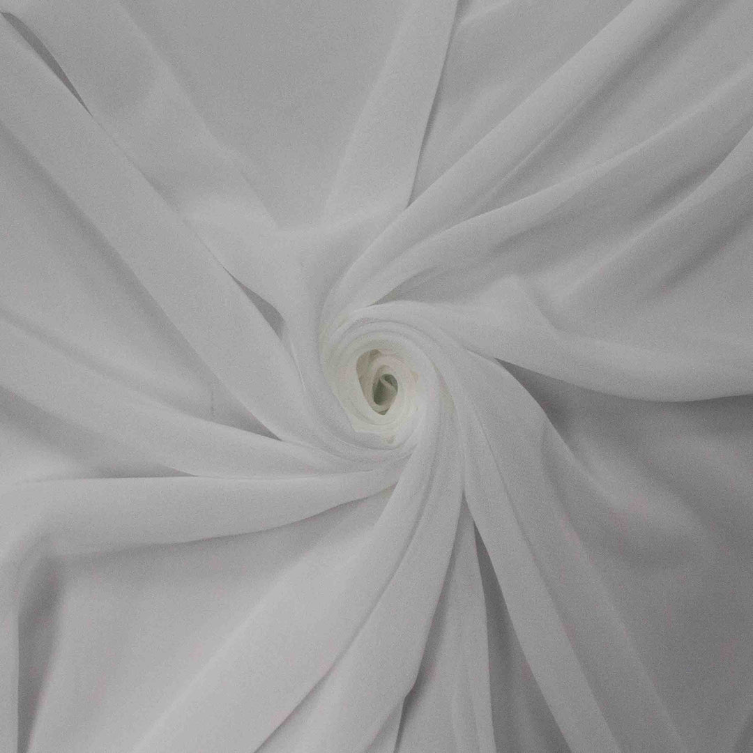 Polyester Chiffon (High Multi) - Ivory