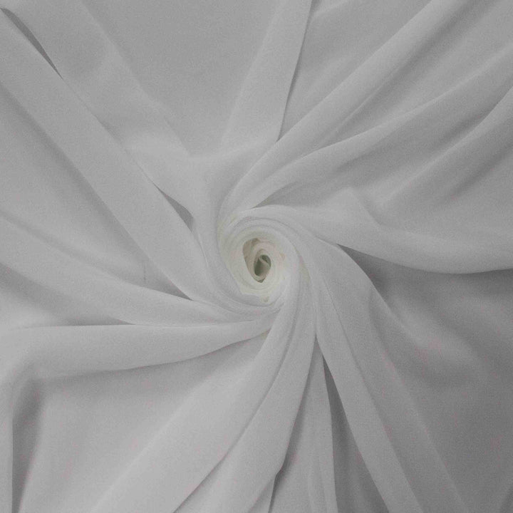 Polyester Chiffon (High Multi) - Ivory