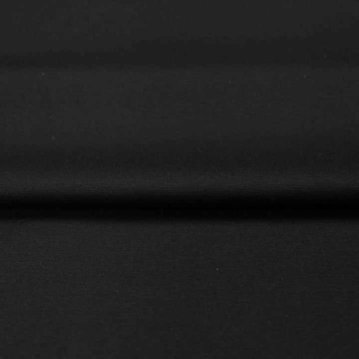Ponte - Cotton/Polyester Blend - Black