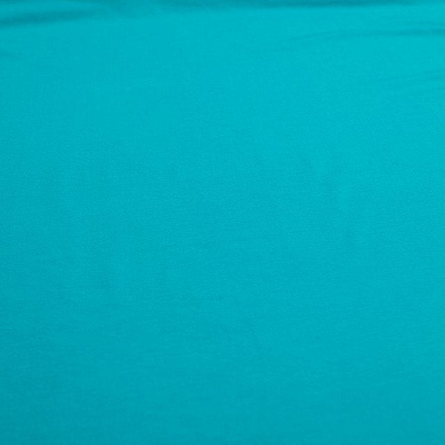 Turquoise Jewell Ponte Knit Fabric - 80% Rayon 10% Nylon 10% Spandex - Wide Stretchy Luxury Material for Sewing Blazers & Dresses