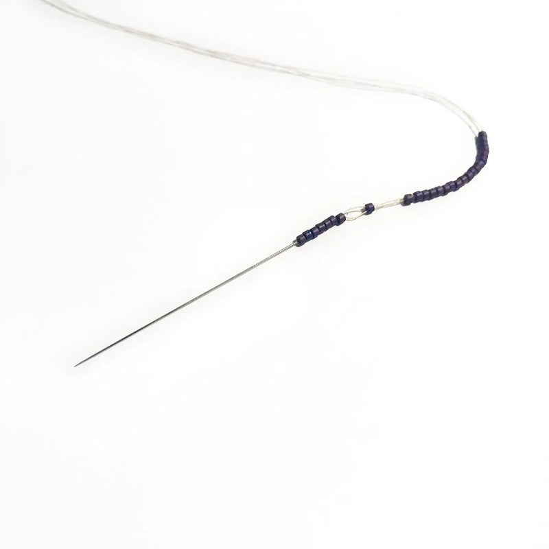 Clover Beading Needles No. 10–13 pack with long thin needles for embroidery and beadwork