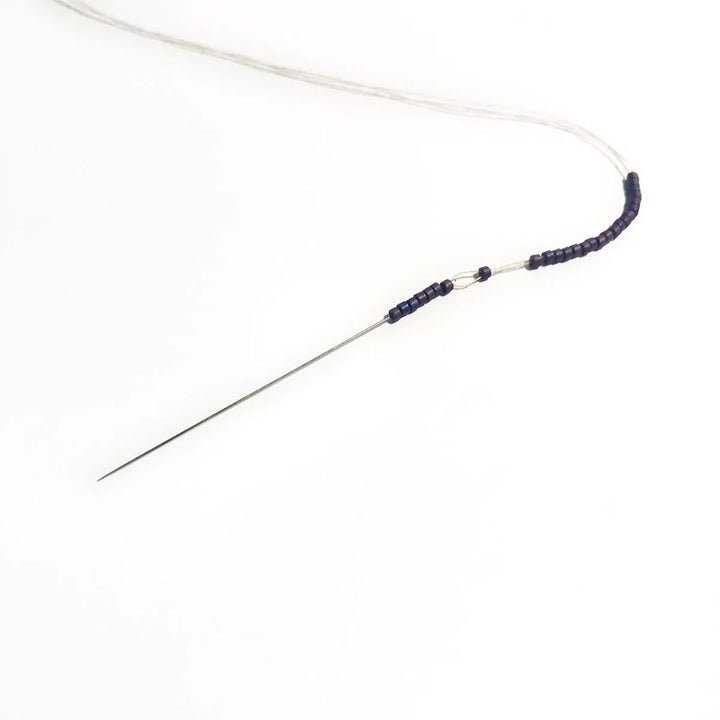 Clover Beading Needles No. 10–13 pack with long thin needles for embroidery and beadwork