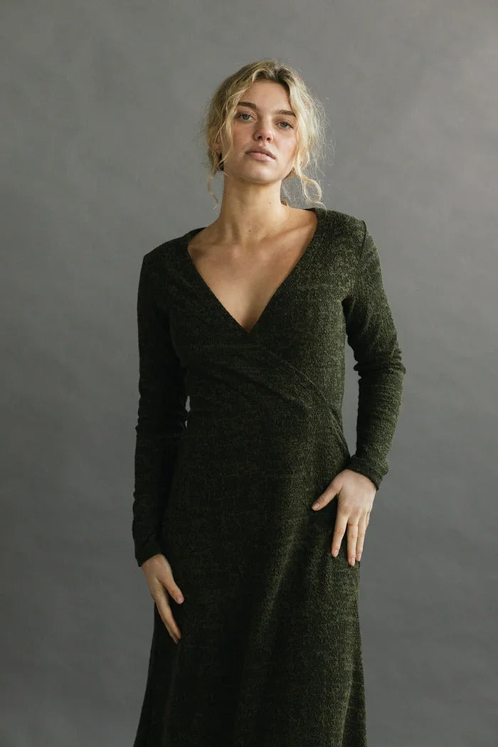 Rayon Knit - Moss Marl
