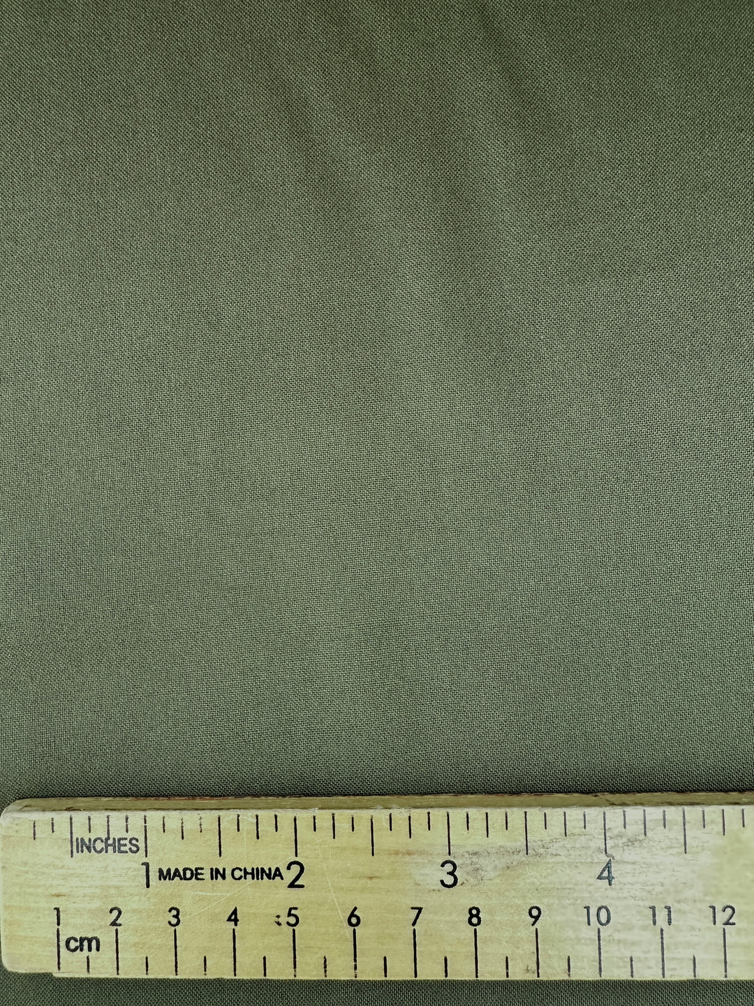 Rayon Challis Solids - Olive