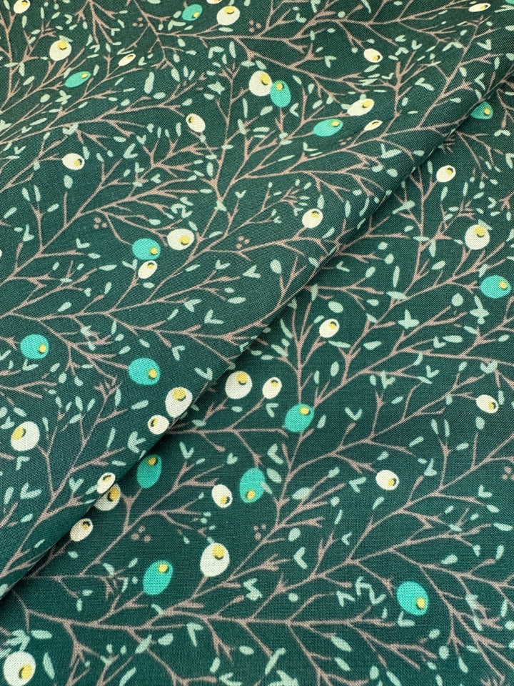 Rayon Challis - Winterberry Pine