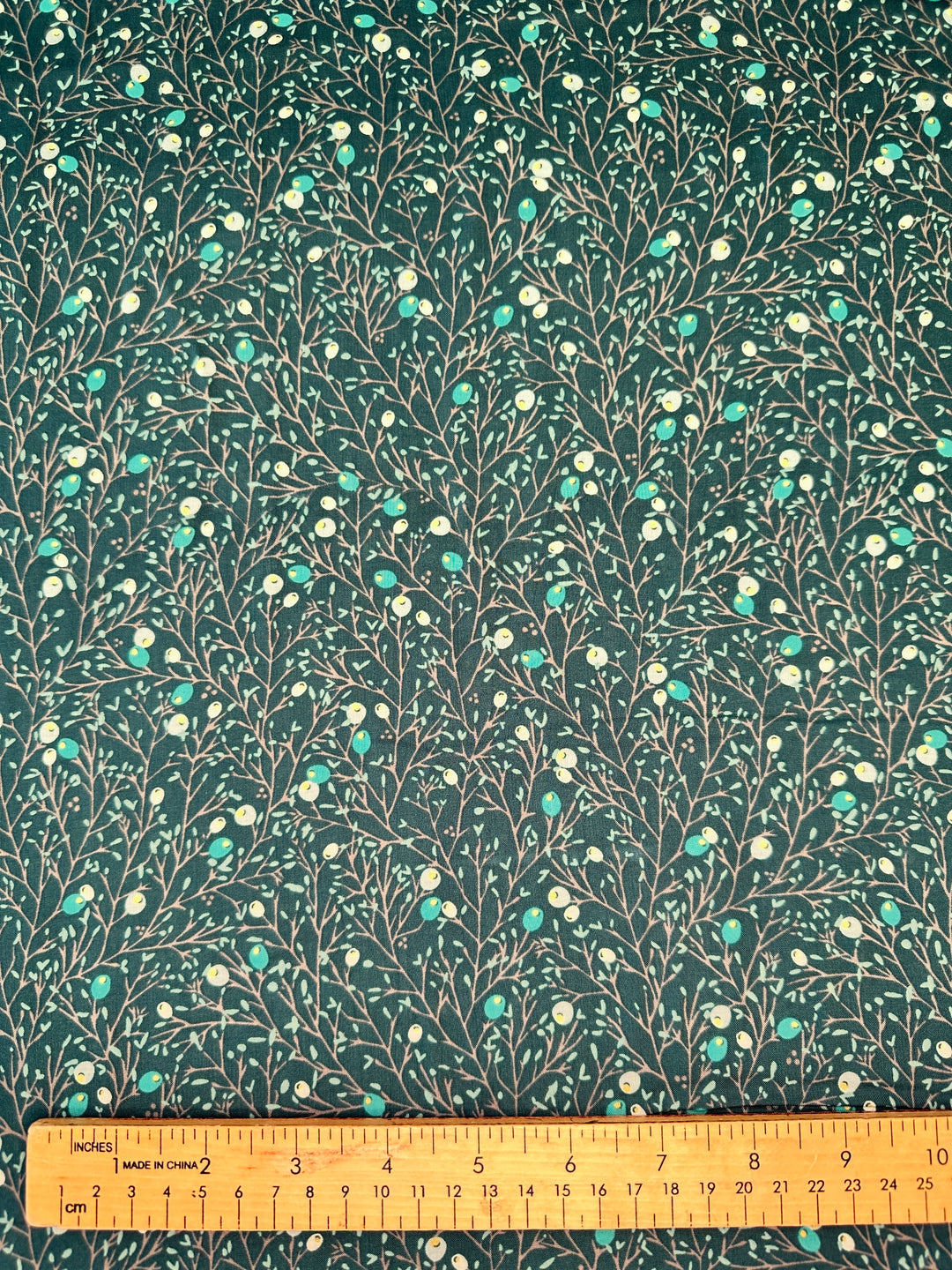 Rayon Challis - Winterberry Pine