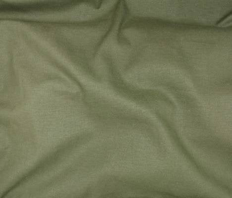 Roma Stretch Linen Fabric in Olive – versatile green tone, breathable linen blend with horizontal stretch for skirts, dresses, tops, and light jackets.


