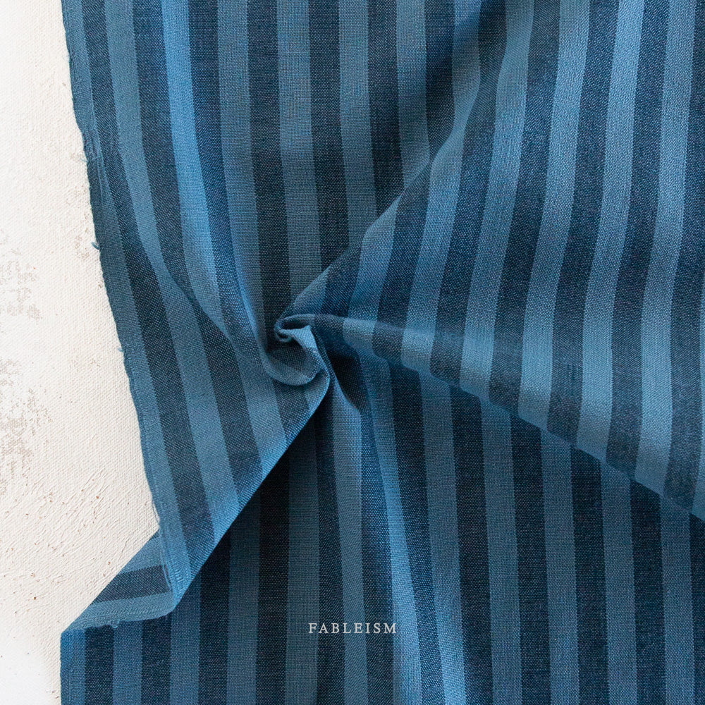 Cotton Woven - Sun Stripes in Nightfall