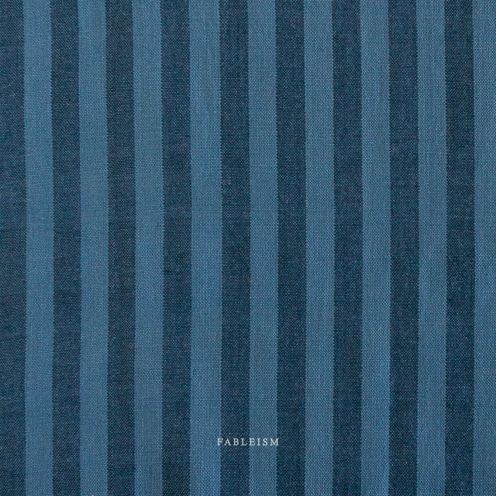 Cotton Woven - Sun Stripes in Nightfall