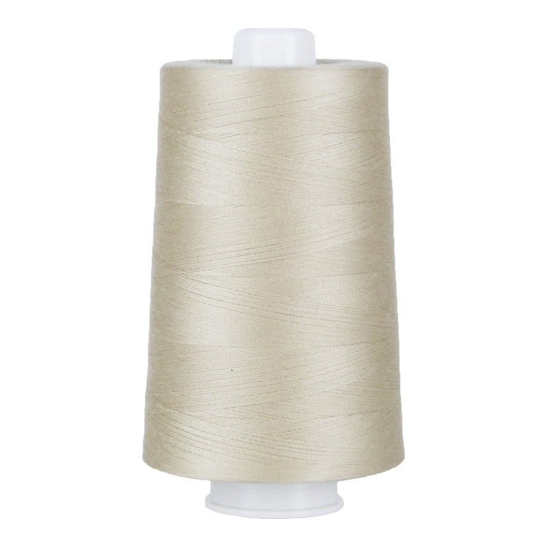 Superior Threads Omni serger thread assortment display with 24 colors and 6000-yard durable poly core cones.