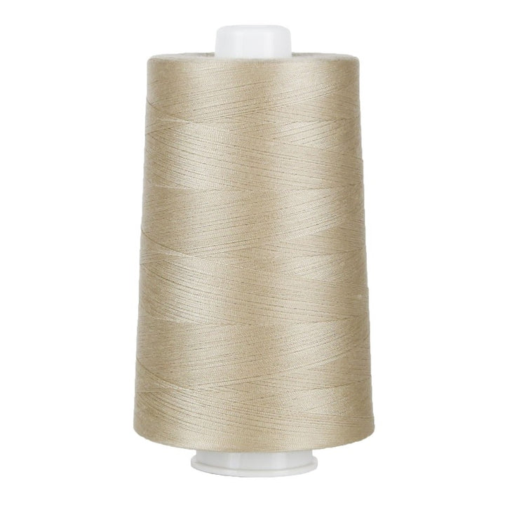Superior Threads Omni serger thread assortment display with 24 colors and 6000-yard durable poly core cones.
