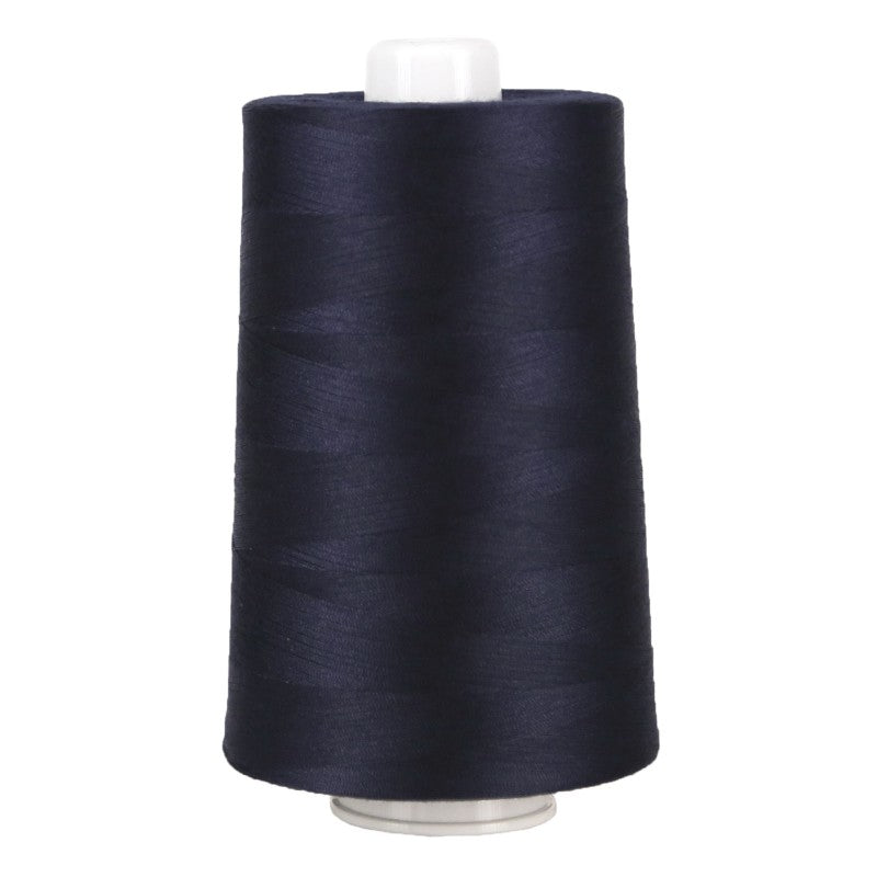 Superior Threads Omni serger thread assortment display with 24 colors and 6000-yard durable poly core cones.