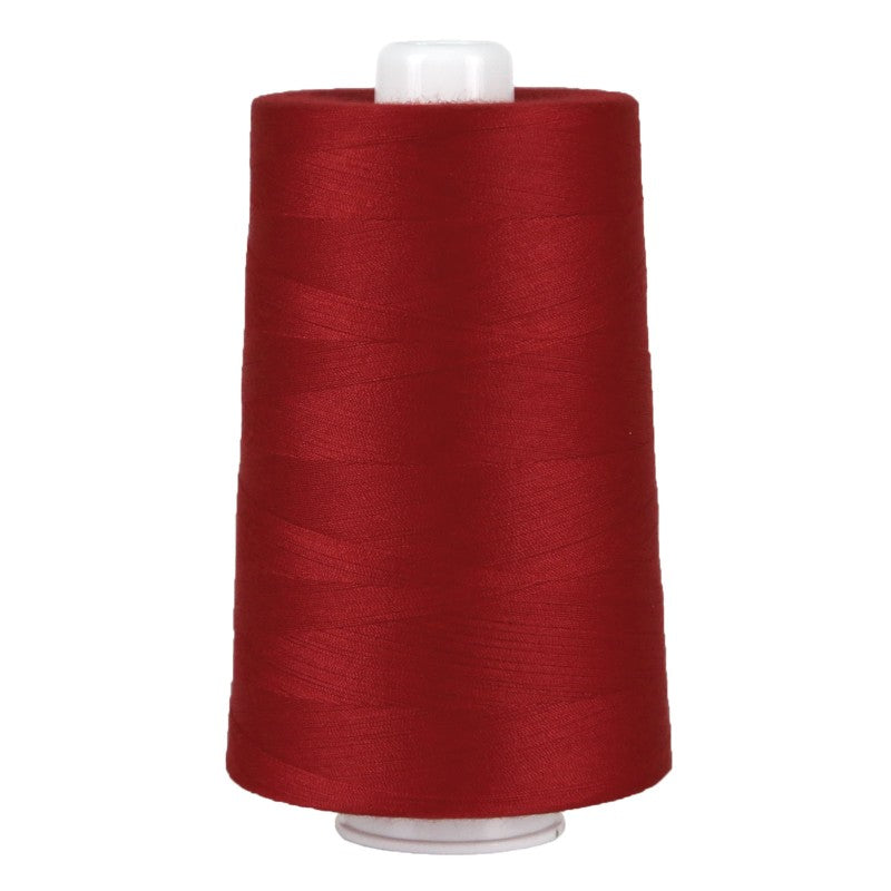 Superior Threads Omni serger thread assortment display with 24 colors and 6000-yard durable poly core cones.