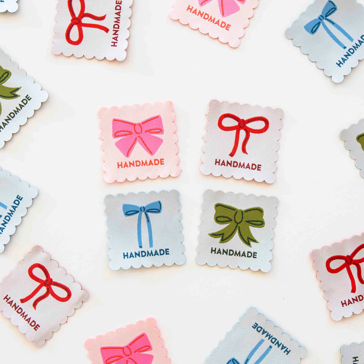 Bows Handmade Multipack Large - Woven Label by Sarah Hearts
