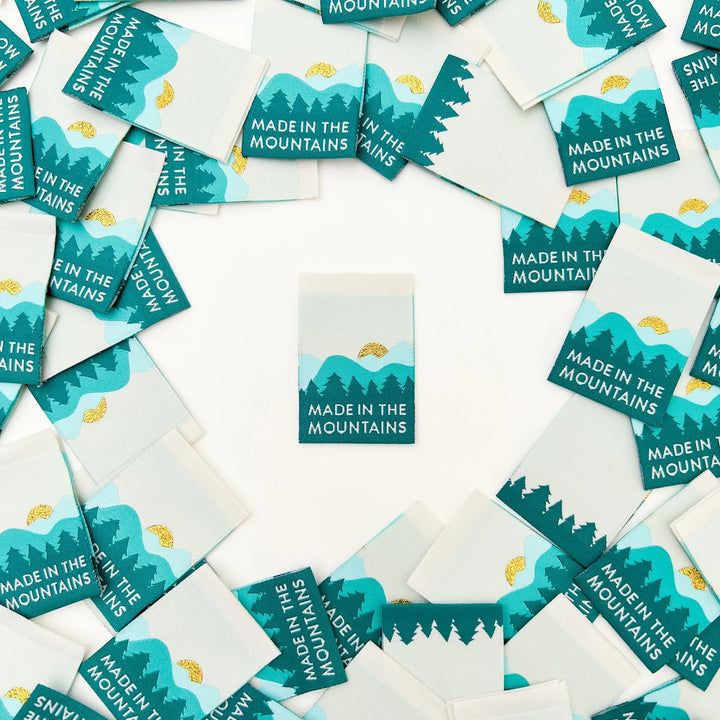 Made in the Mountains - Woven Label by Sarah Hearts