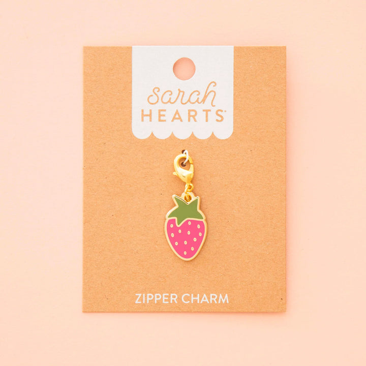 Strawberry Zipper Charm