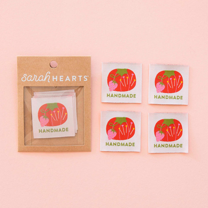 Tomato Pin Cushion Handmade Large - Woven Label by Sarah Hearts