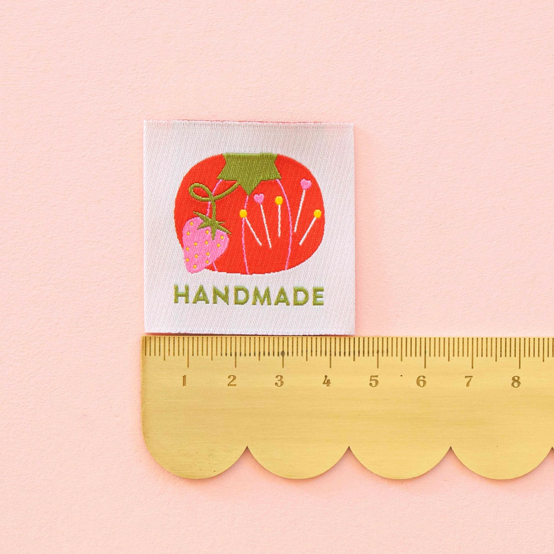 Tomato Pin Cushion Handmade Large - Woven Label by Sarah Hearts