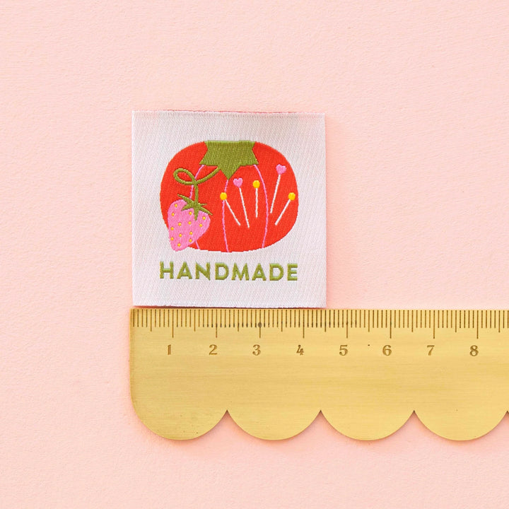 Tomato Pin Cushion Handmade Large - Woven Label by Sarah Hearts
