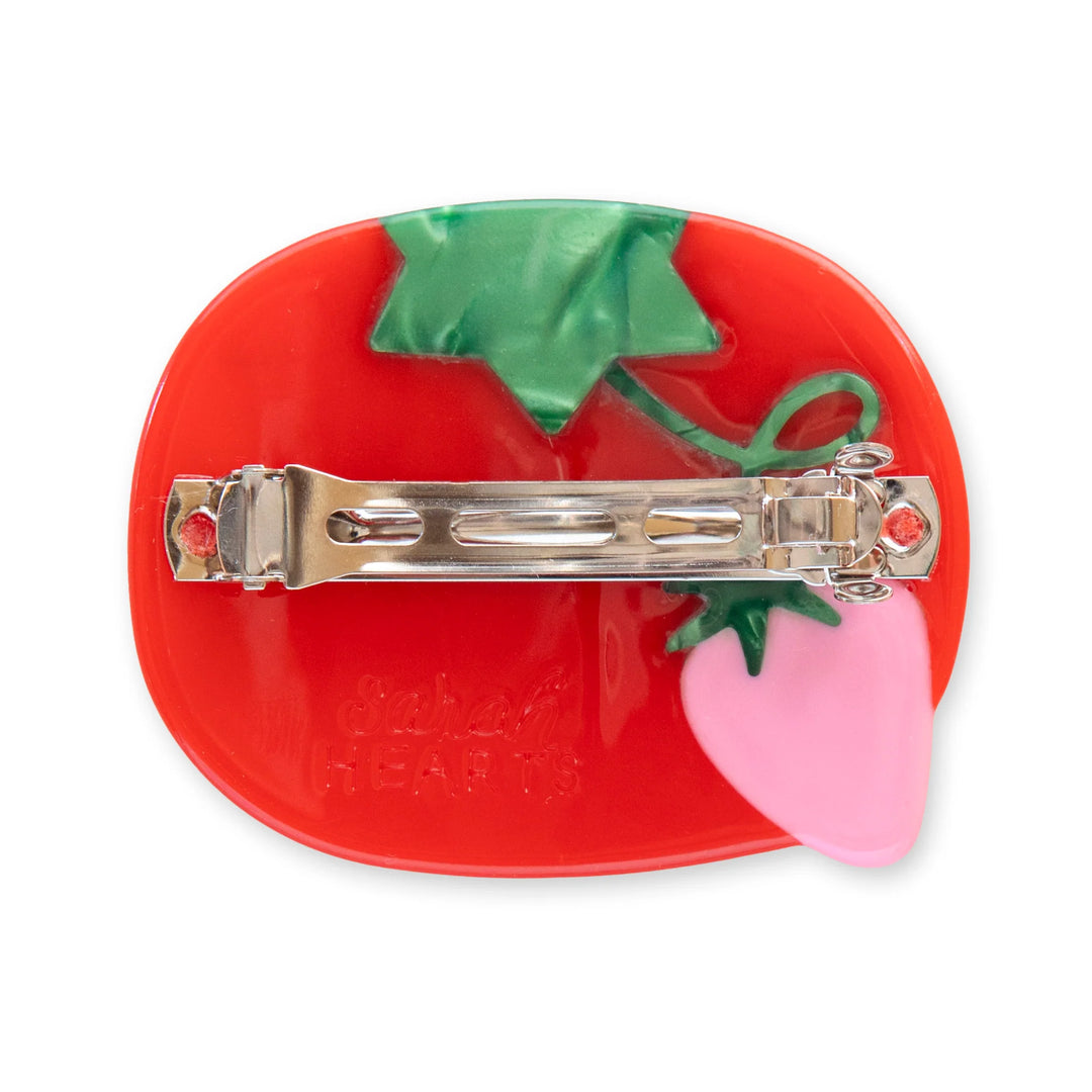 Sewing Tomato Pincushion French Barrette