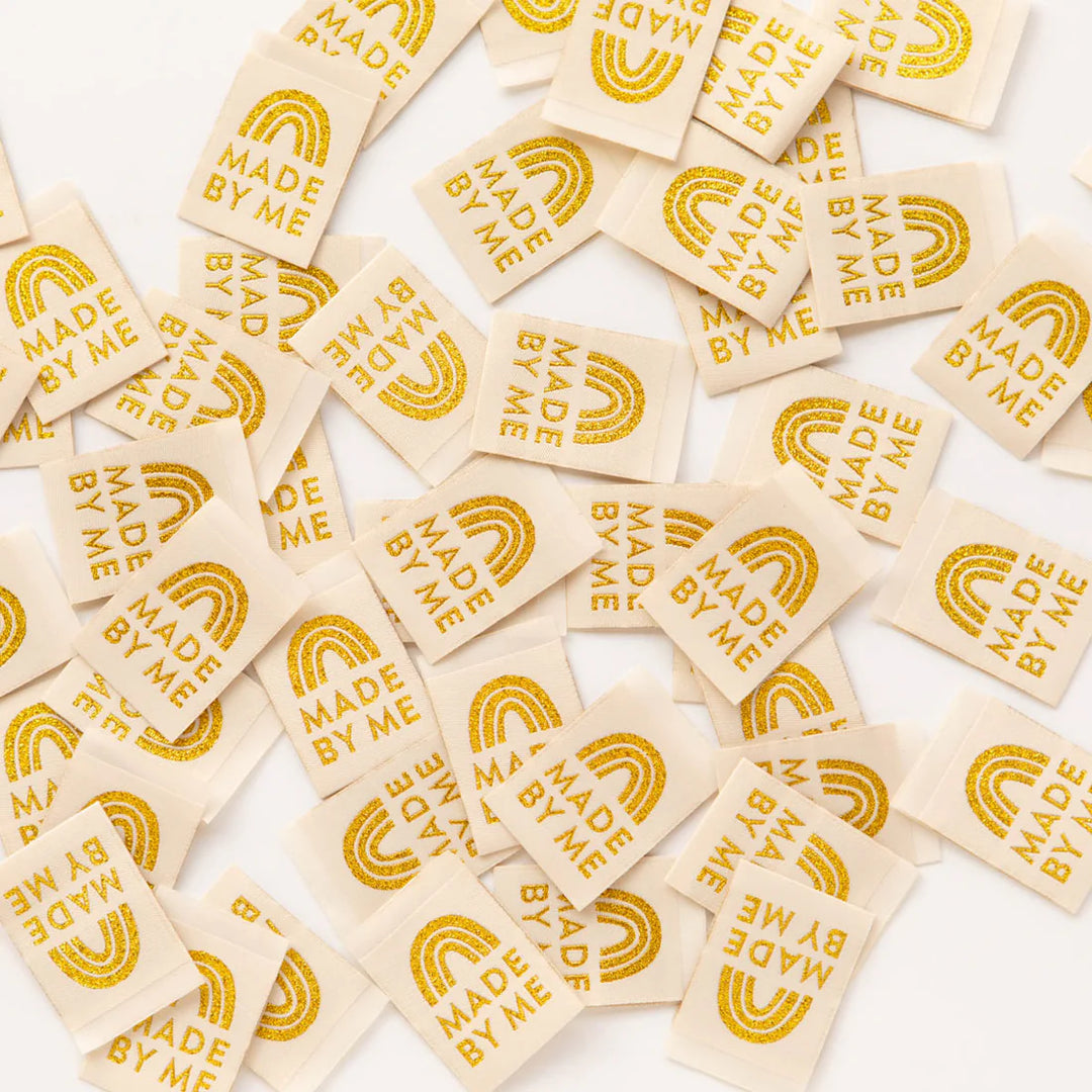 Made by Me Gold - Woven Label by Sarah Hearts