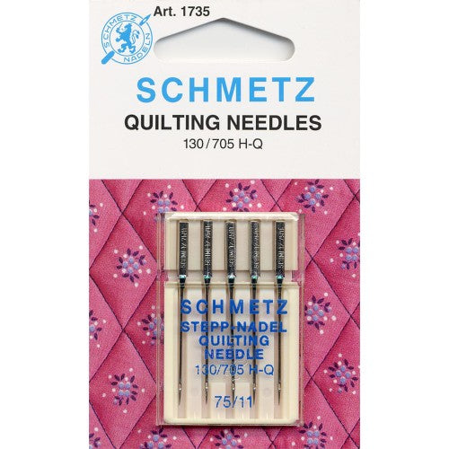 Machine Needles - Quilting - Sizes 75/11 or 90/14 (5 per pkg)