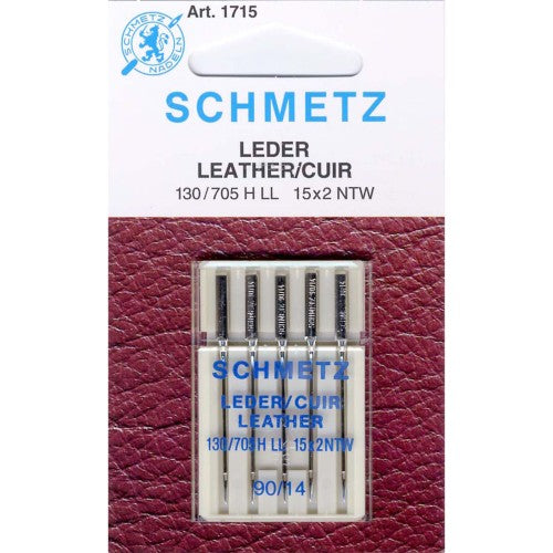Machine Needles - Leather - Sizes 90/14 or 110/18 (5 per pkg)
