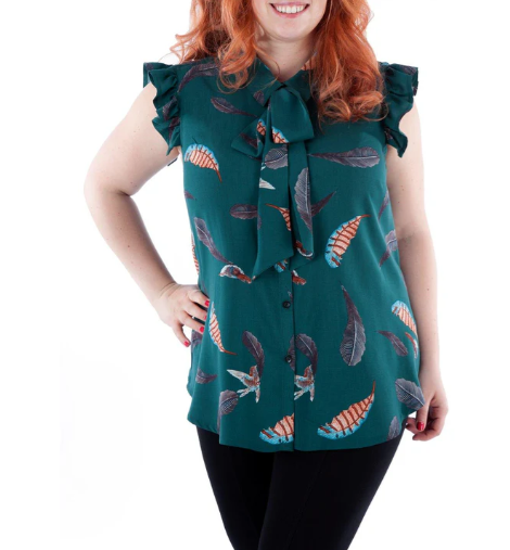 Pattern - Jalie - Rose Sleeveless Button-down Shirt