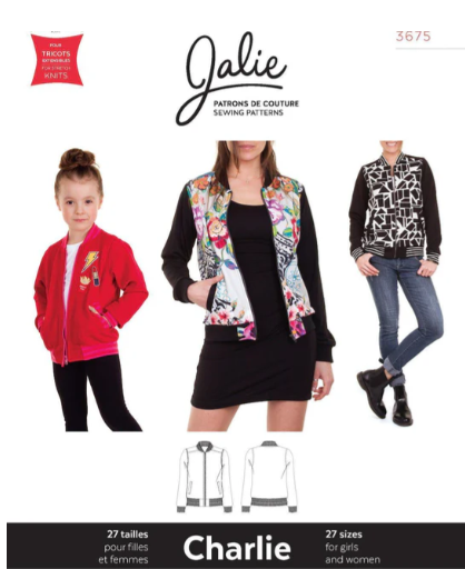 Pattern - Jalie - Charlie Bomber Jacket
