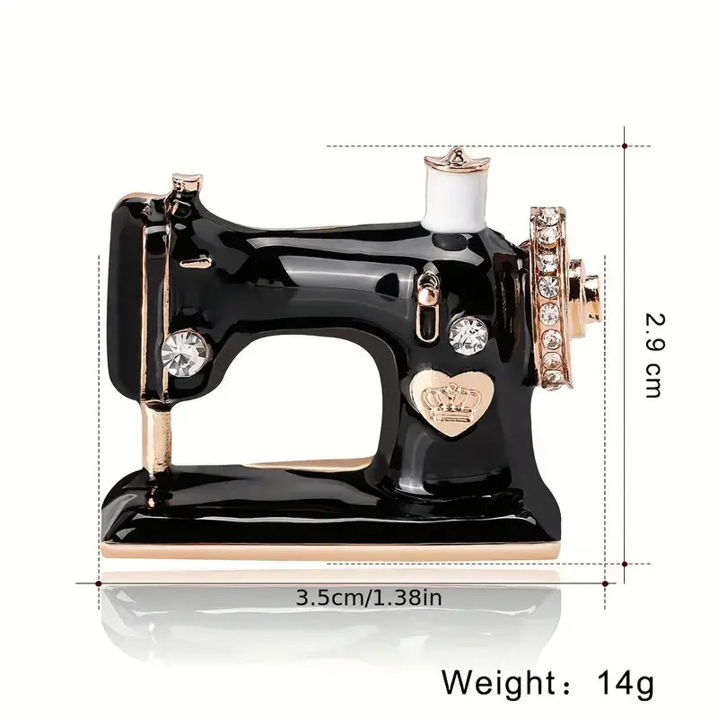 Brooch - Classic Sewing Machine
