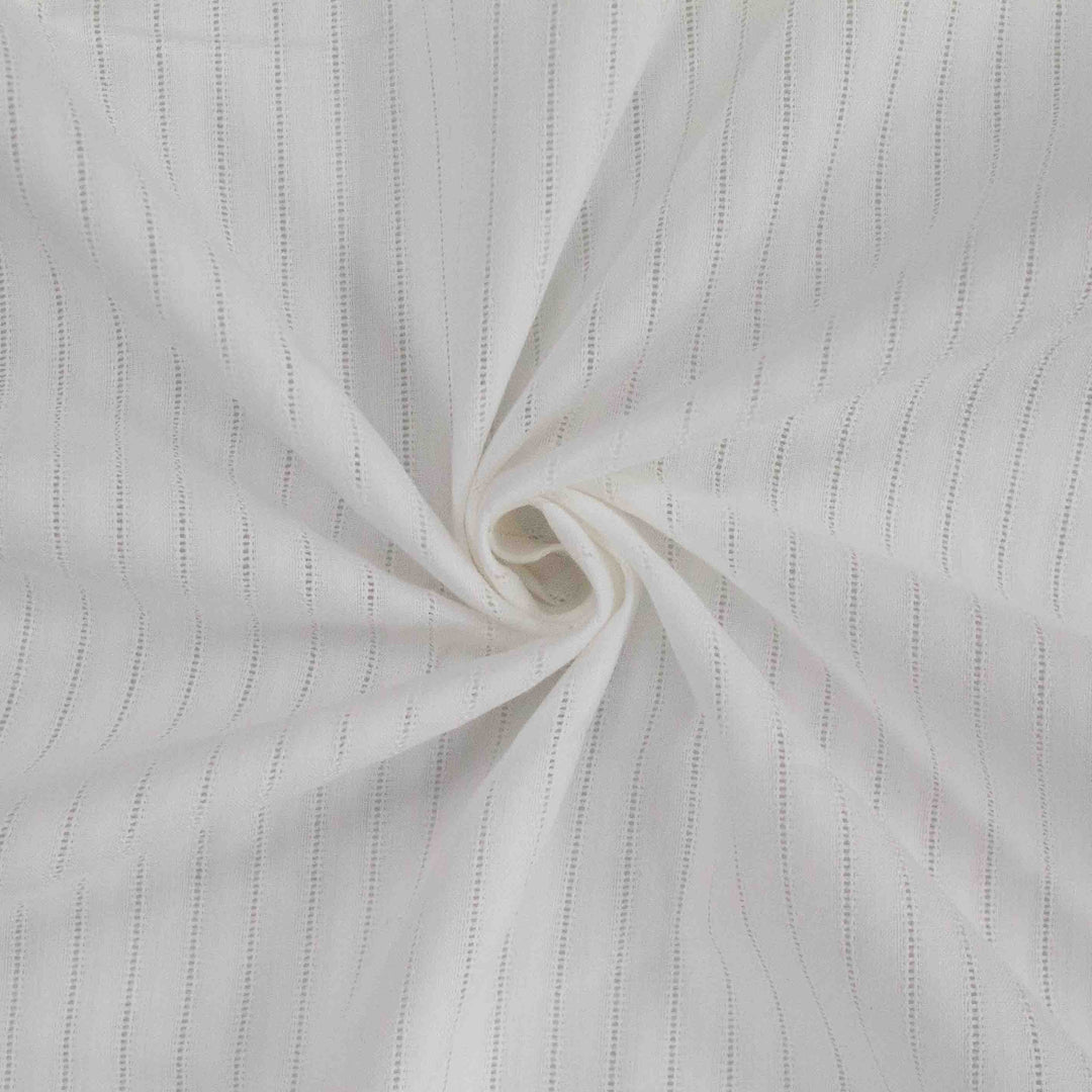 Shirting - Cotton Dobby - Striped Openwork