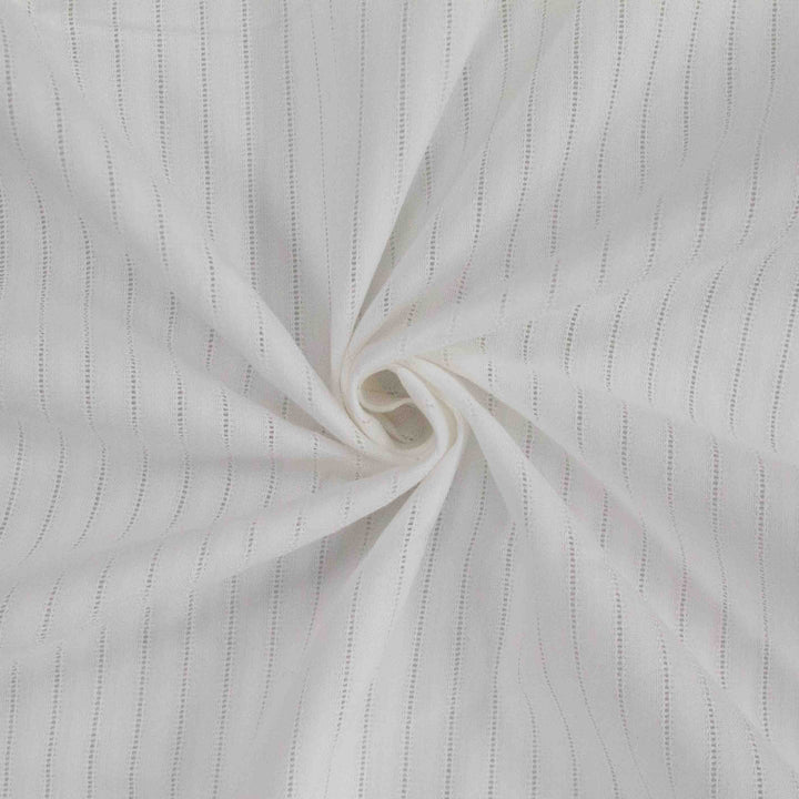 Shirting - Cotton Dobby - Striped Openwork