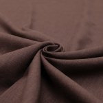 Soft Wash Linen fabric in warm brown – 100% prewashed medium-weight linen, perfect for dresses, skirts, jackets, and jumpsuits