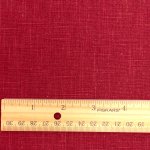 Soft Wash Linen fabric in rich wine color – 100% prewashed medium-weight linen, ideal for dresses, skirts, jackets, and jumpsuits