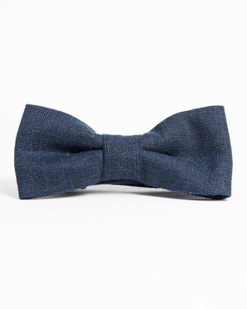 Handmade men's linen bowtie in fall/winter colors with adjustable strap and hidden clasp.