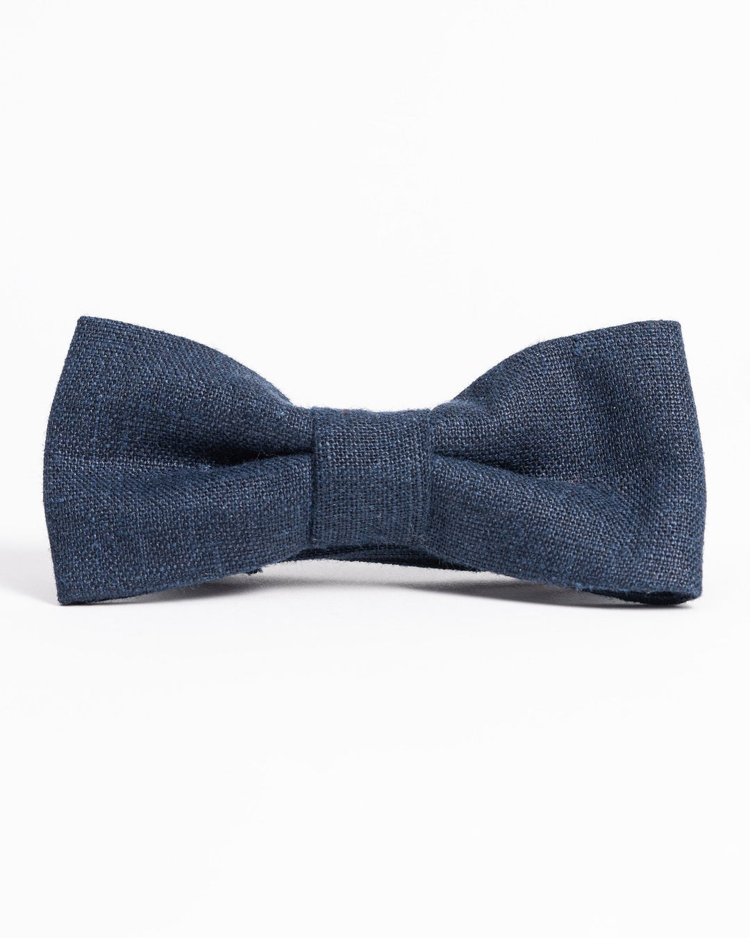 Handmade men's linen bowtie in fall/winter colors with adjustable strap and hidden clasp.