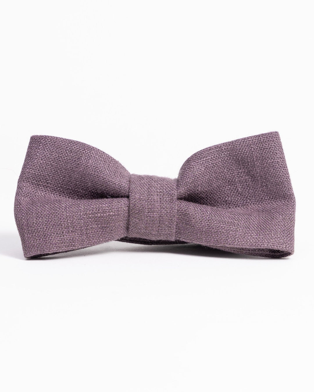 Handmade men's linen bowtie in fall/winter colors with adjustable strap and hidden clasp.