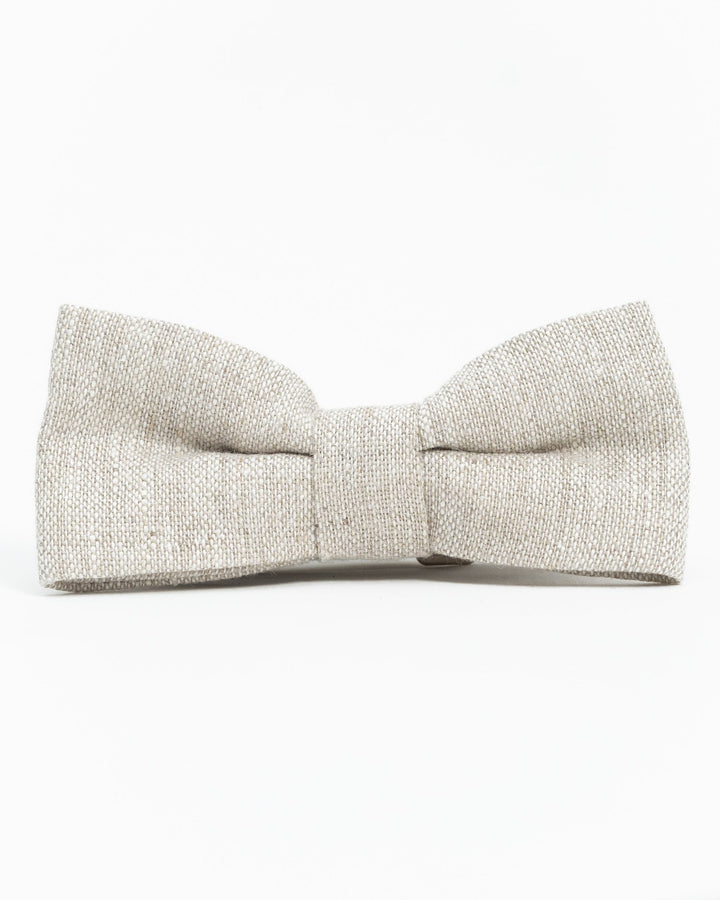 Handmade Men's Linen Bowtie in Spring/Summer colors with adjustable strap