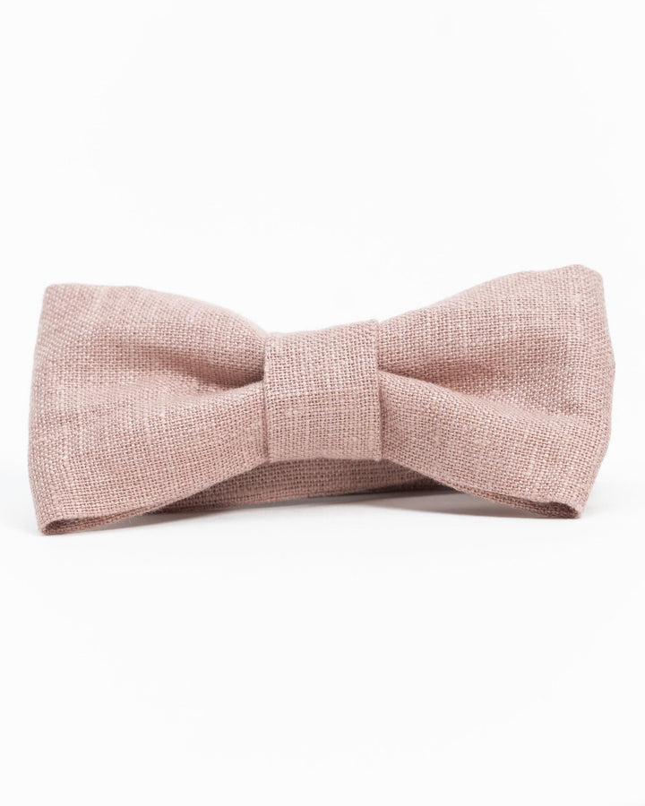 Handmade Men's Linen Bowtie in Spring/Summer colors with adjustable strap