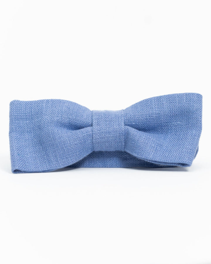 Handmade Men's Linen Bowtie in Spring/Summer colors with adjustable strap