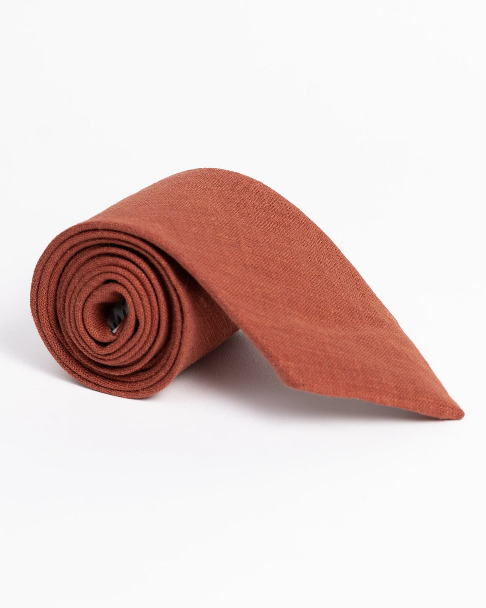 Handmade men's linen ties in fall/winter colors, perfect for weddings and special events