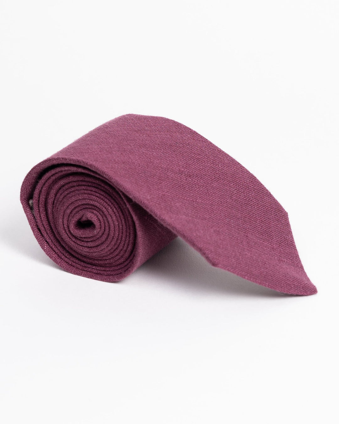 Handmade men's linen ties in fall/winter colors, perfect for weddings and special events