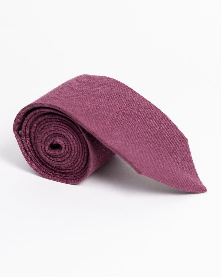 Handmade men's linen ties in fall/winter colors, perfect for weddings and special events