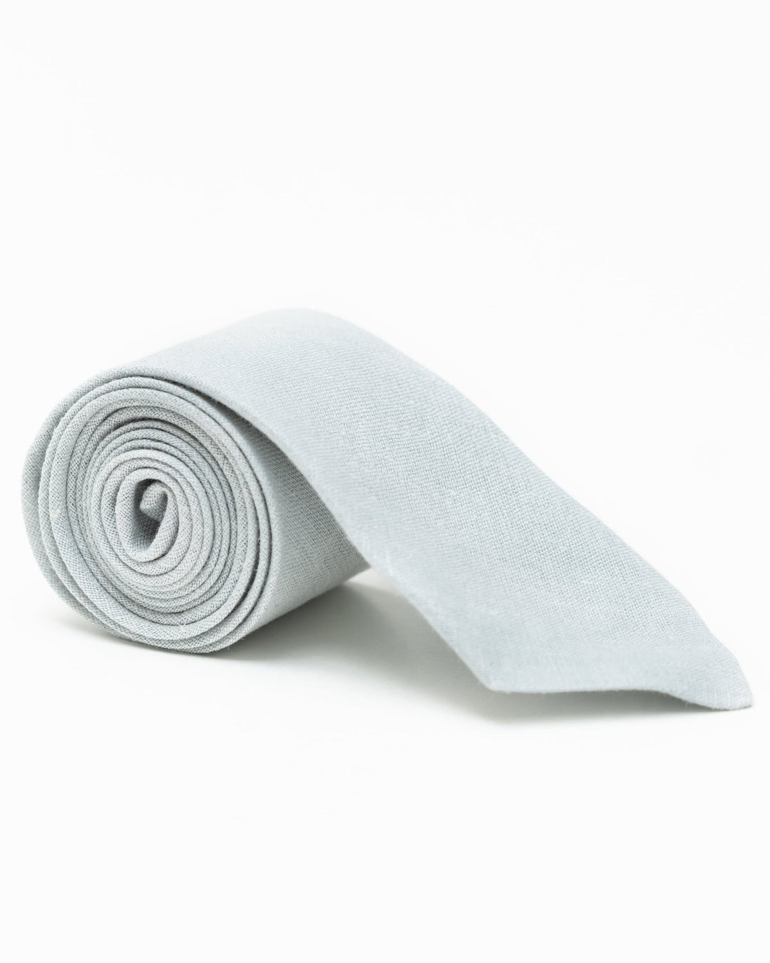Elegant linen tie in seasonal colors, handcrafted in Asheville for a perfect fit.