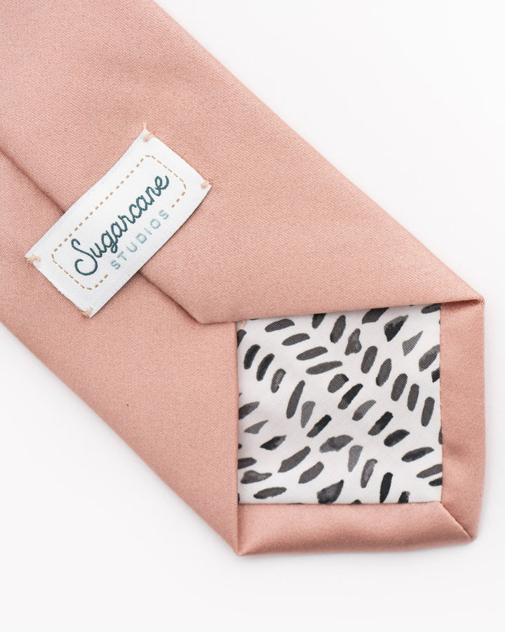 Men's satin tie in spring/summer colors, handcrafted in Asheville.