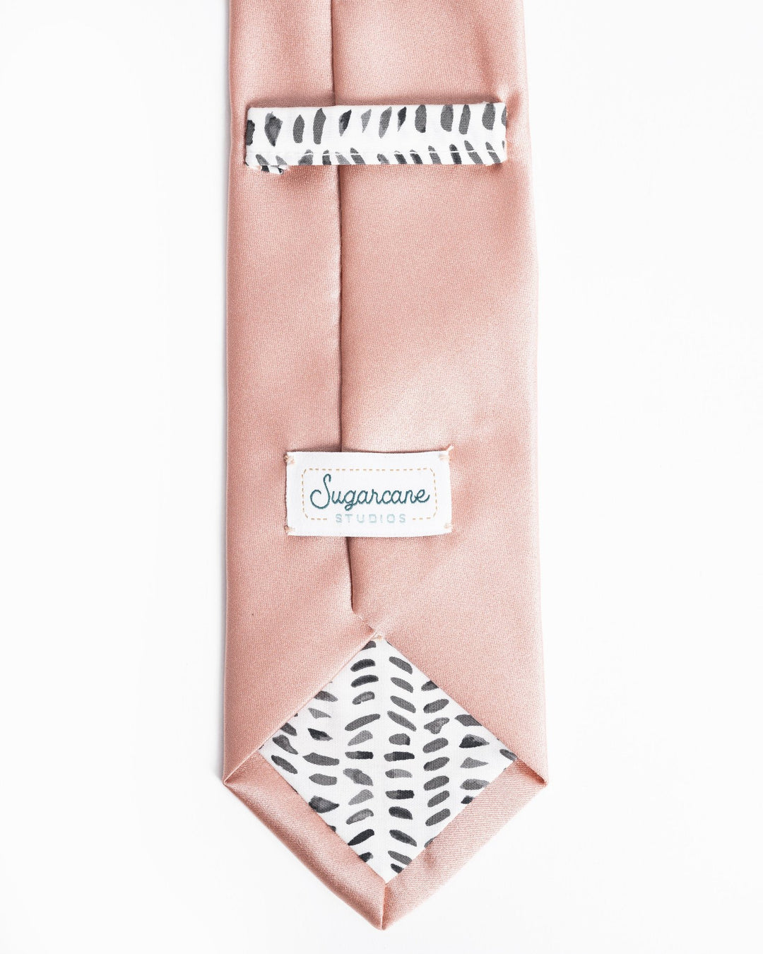 Men's satin tie in spring/summer colors, handcrafted in Asheville.