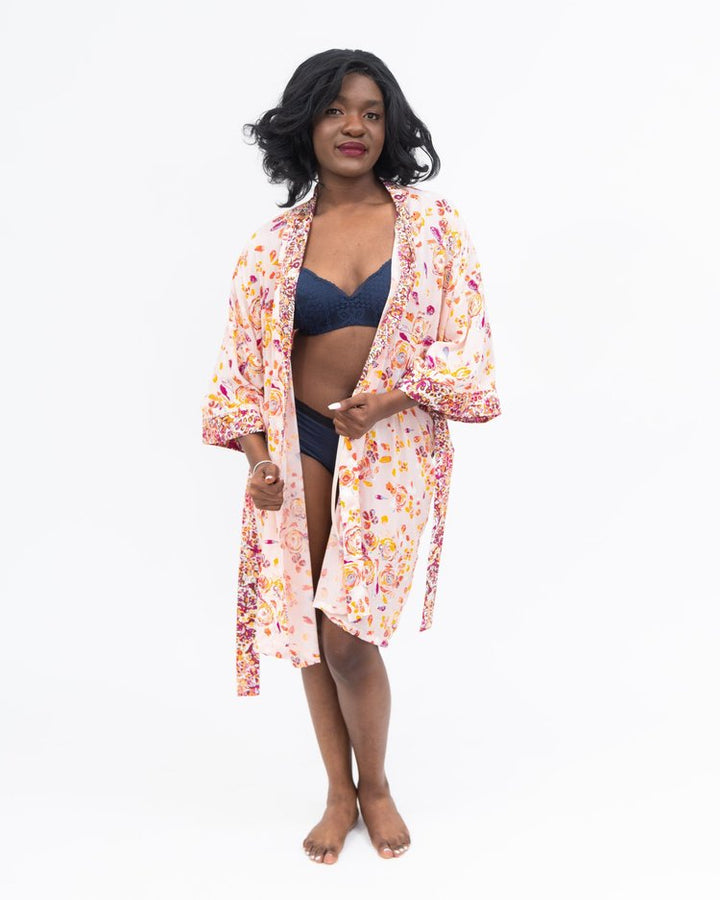 Signature Robe: "Floral Kiss"